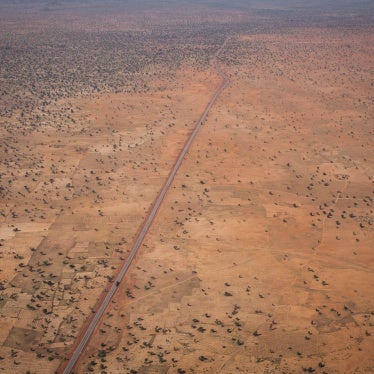 A road going from Mali to Burkina Faso