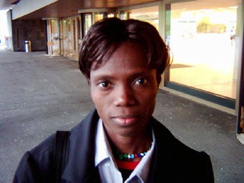 Slain Sierra Leonean lesbian activist FannyAnn Eddy.