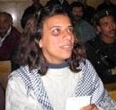 Manal Khaled Antiwar activist in the Court