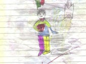 Kinderzeichnung aus Darfur