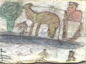 Child's drawing of Darfur