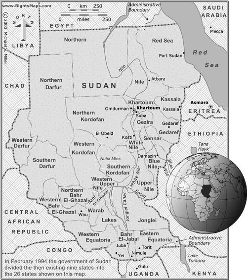 MAP A: SUDAN