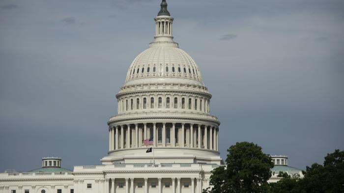 A view of the U.S. Capitol Building in Washington, D.C., on May 28, 2020.