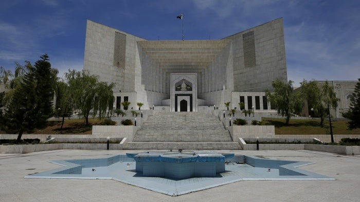 The Supreme Court of Pakistan in Islamabad, Pakistan,  June 20, 2022. 