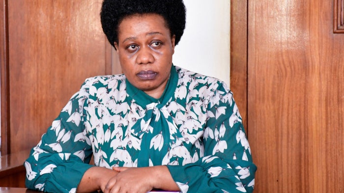 Ugandan human rights activist and executive director of the Centre for Constitutional Governance (CCG), Sarah Bireete, stands in the dock at the Chief Magistrates’ court in Kampala, Uganda, January 2, 2026.