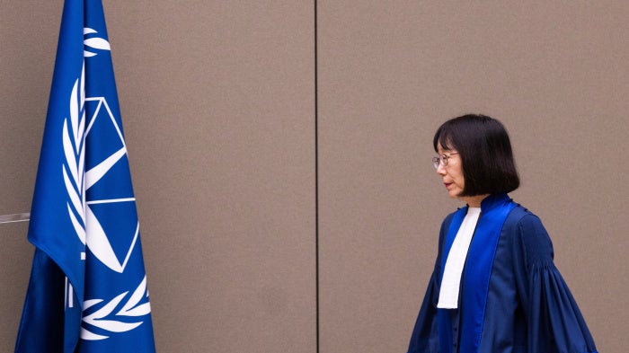 Judge Tomoko Akane at the International Criminal Court 