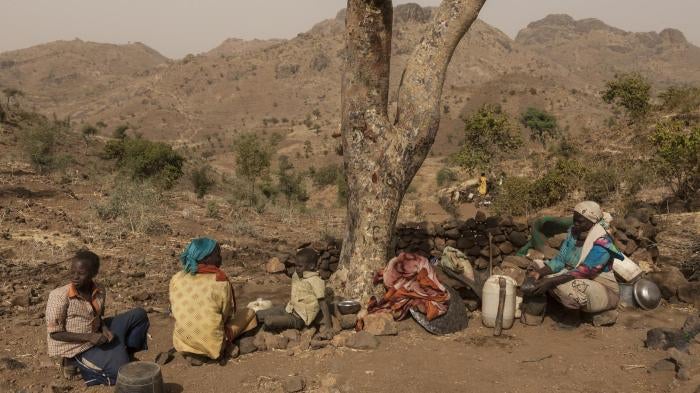 women and children displaced by sudanese rapid support forces