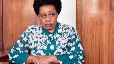 Ugandan human rights activist and executive director of the Centre for Constitutional Governance (CCG), Sarah Bireete, stands in the dock at the Chief Magistrates’ court in Kampala, Uganda, January 2, 2026.