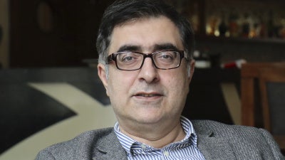 Anar Mammadli, human rights defender and election monitor, Baku, Azerbaijan, February 6, 2024. 