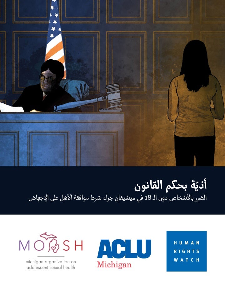 Arabic report cover