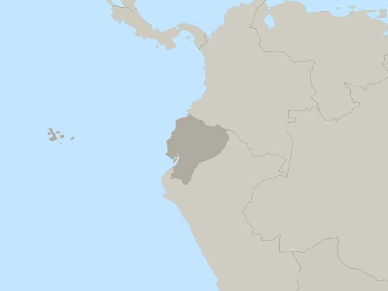 Ecuador country page map
