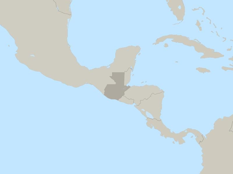 Guatemala country page map