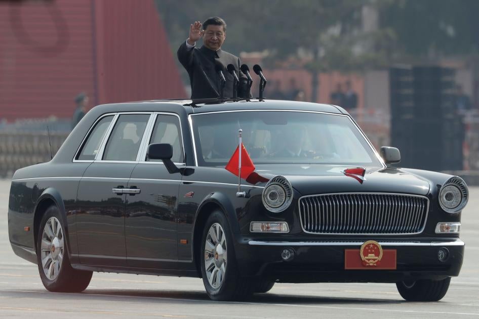 中國國家主席習近平，北京，2019年10月1日。