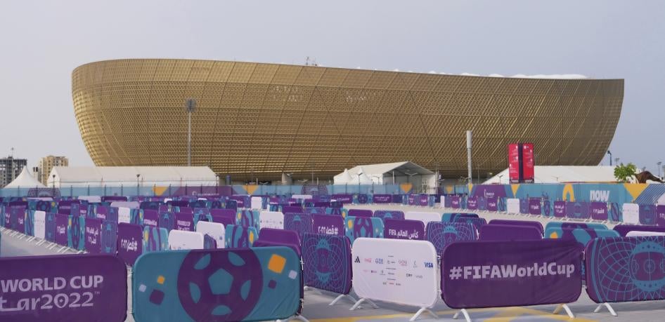ملعب لوسيل حيث سيقام نهائي "كأس العالم فيفا قطر 2022" في لوسيل، قطر، 5 نوفمبر/تشرين الثاني 2022. 