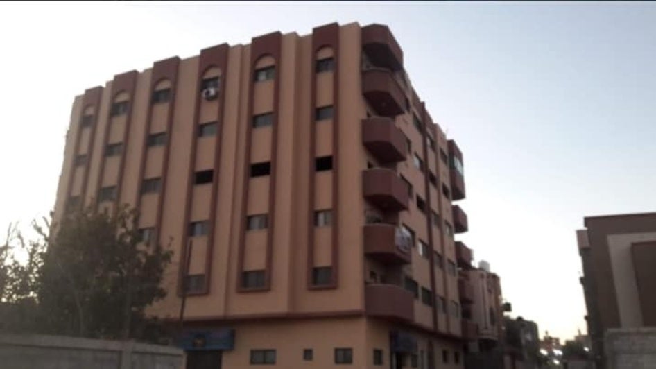 L’« Immeuble des Ingénieurs », un bâtiment résidentiel à Gaza, avant la frappe aérienne israélienne du 31 octobre 2023.