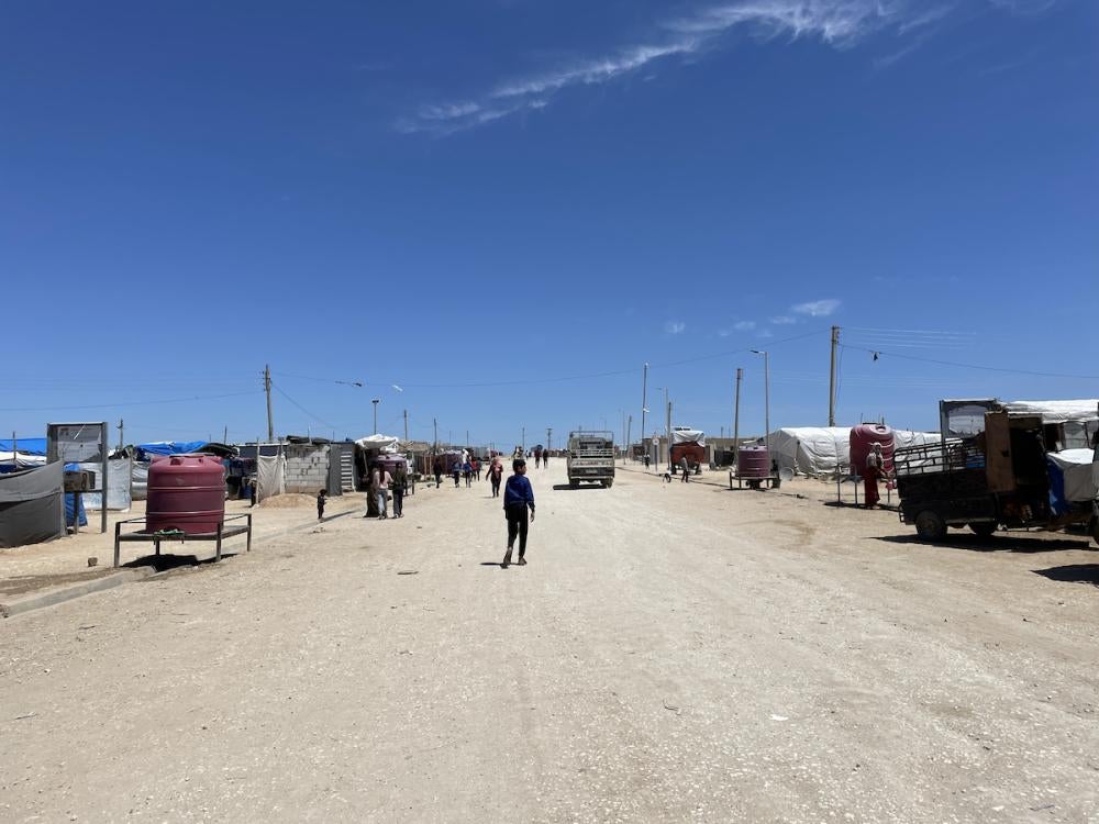 Washokani Camp for internally displaced Syrians, al-Hasakeh, Syria, May 2023.