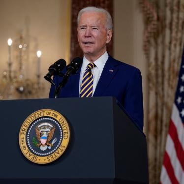 President Joe Biden speaks about foreign policy, at the State Department in Washington, February 4, 2021. 