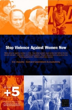 Stop Violence Against Women Now