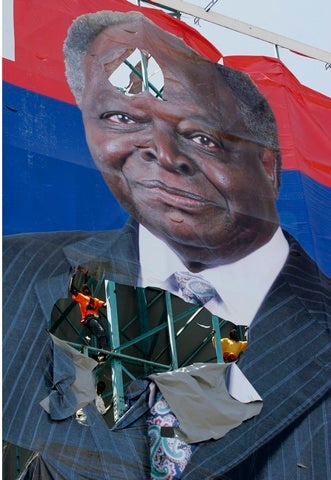 After intense international pressure, John Kufour, president of Ghana and current chairman of the African Union, arrived to mediate talks between presidential candidates Mwai Kibaki and Raila Odinga.  However, as Kufour arrived at the airport, Kenyan television announced that Kibaki had appointed half of his government.  This sparked further riots across Kenya and attacks on another ethnic group, the Kamba, because the Vice President announced by Kibaki is from that tribe.  Kenyans remain disillusioned and the country is tense.  As long as there is a political stand-off tension will continue and the possibility of further human rights violations will remain high. &copy; 2007 Reuters








 

