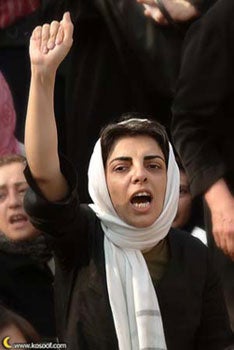 Parvin Ardalan is a journalist and women's rights activist. She was an editor for the website Feminist Tribune and is a member of the Women's Cultural Center. She is also one of the most prominent activists of the Change for Equality Campaign, which aims to collect 1 million signatures in support of changing Iran's discriminatory laws against women. Prior to her current detention, Parvin Ardalan has been interrogated several times and detained as a result of her writings and activism on behalf of women's rights. © 2007 www.kosoof.com