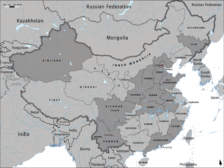 Map of China