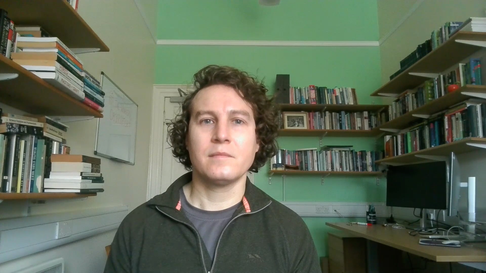 Graeme during his interview on gig work in the UK. 