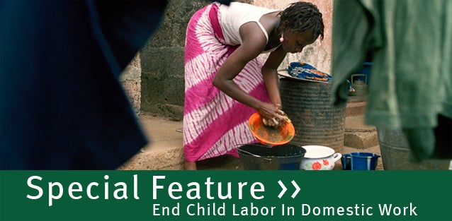 Girl domestic worker in Conakry