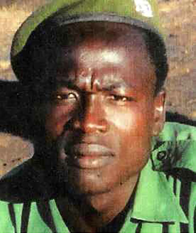 Dominic Ongwen, un ex-dirigeant de l’Armée de résistance du seigneur (LRA).