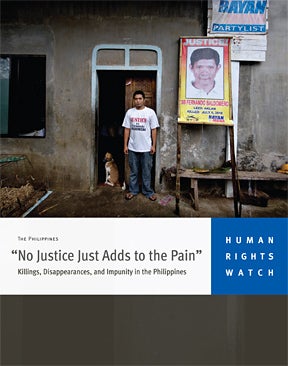 Killings Disappearances And Impunity In The Philippines Hrw