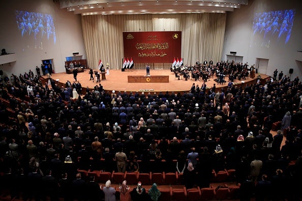 .الجلسة الافتتاحية لمجلس النواب العراقي الجديد في 3 سبتمبر/أيلول