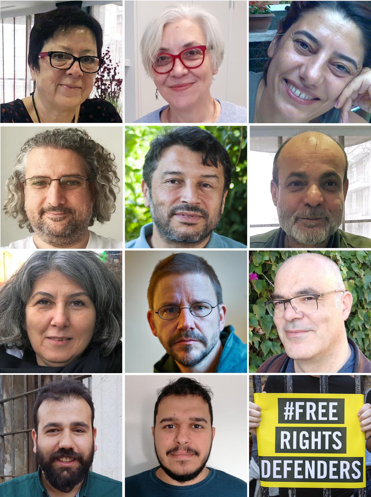 Eleven human rights defenders were prosecuted in the Büyükada case, named after the island in Istanbul where ten were detained at a human rights education workshop in July 2017. 