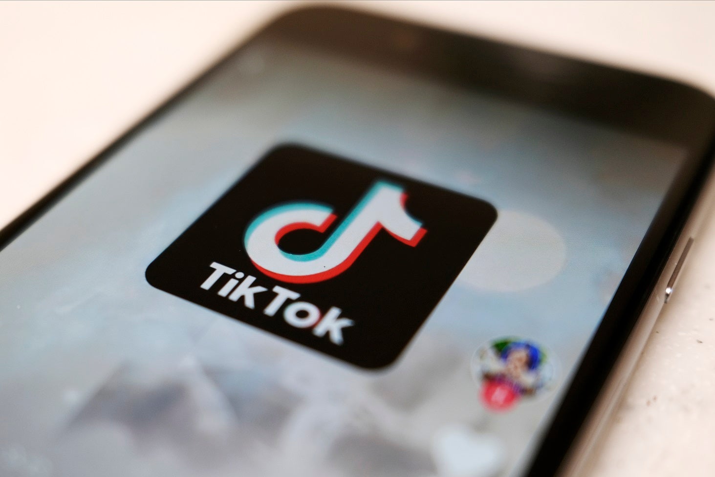 A logo of a smartphone app TikTok is seen on a user post on a smartphone screen Monday, Sept. 28, 2020, in Tokyo. (AP Photo/Kiichiro Sato)