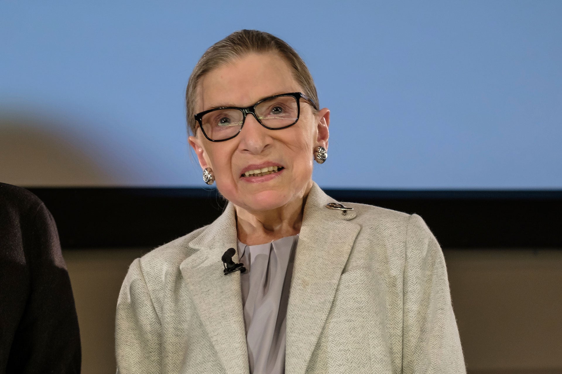US Supreme Court Associate Justice Ruth Bader Ginsburg is seen during a public appearance hosted by the Museum of the City of New York at the New York Academy of Medicine in New York, NY, December 15, 2018. 