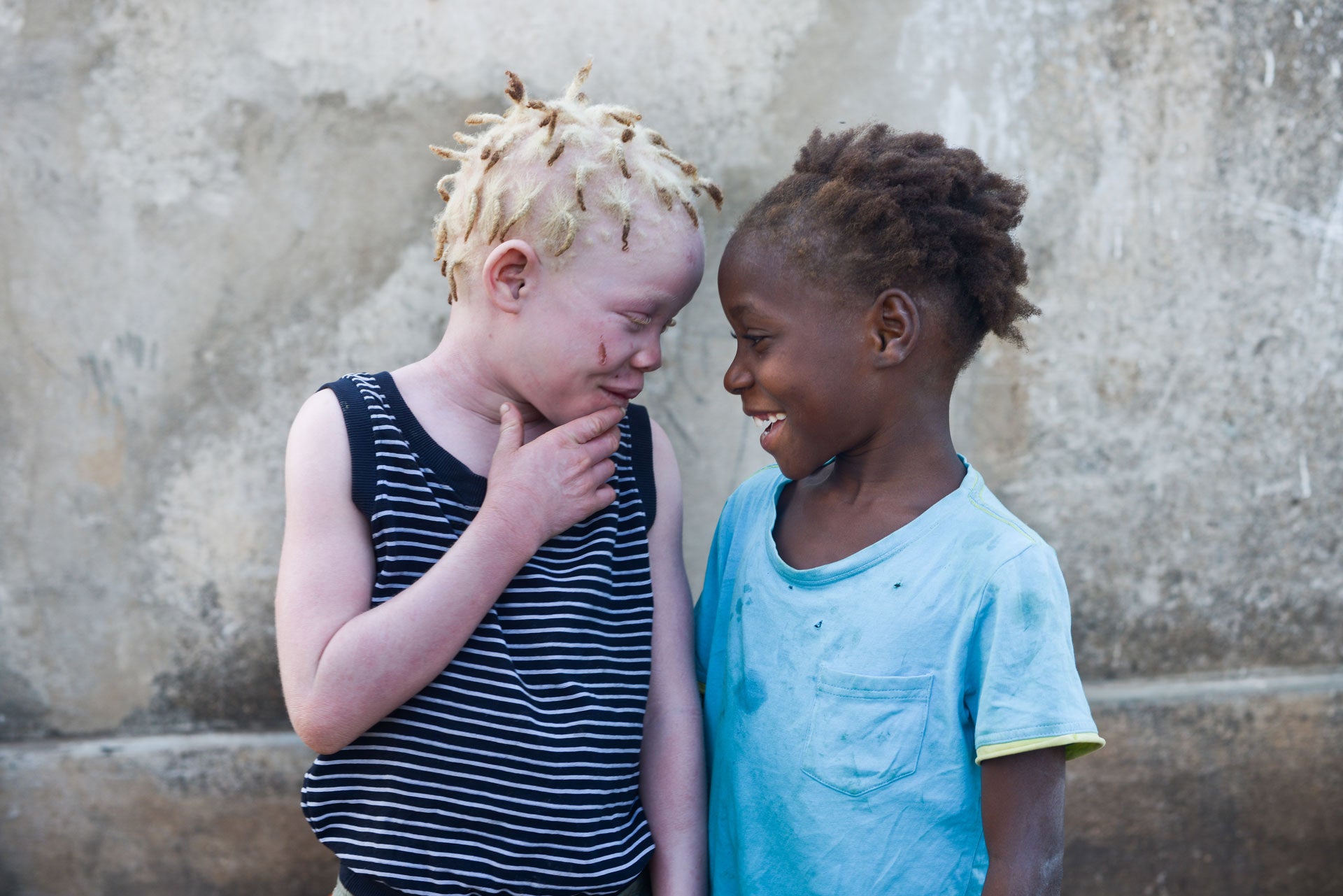 Photograph of Josina (left) with her niece, Luisa. “She is my best friend,” said Josina. “She is always asking if I’m ok, she helps me read after school and she looks after me.”