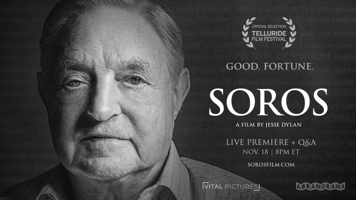 SOROS film banner