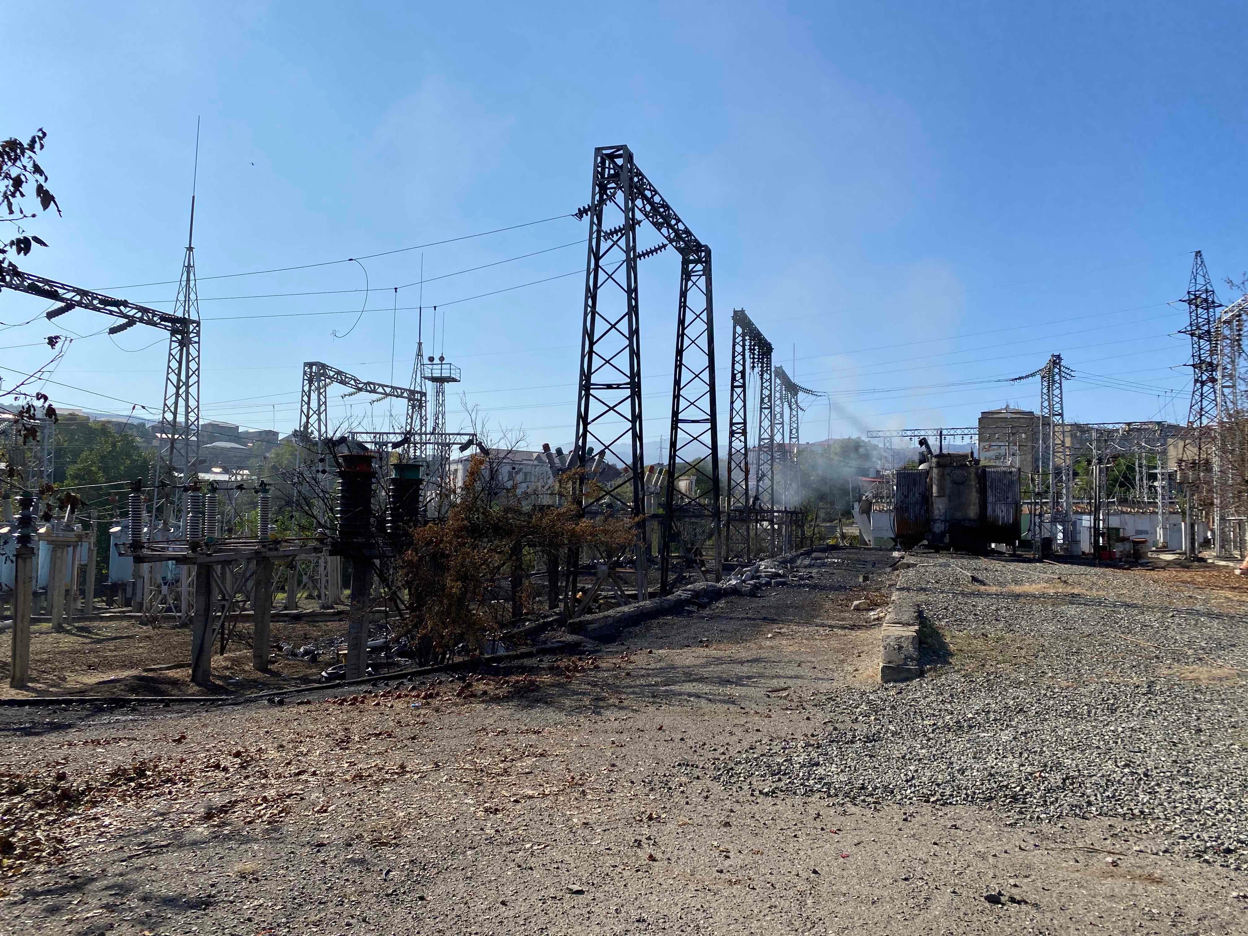 Artsakh Energo’s electrical substation