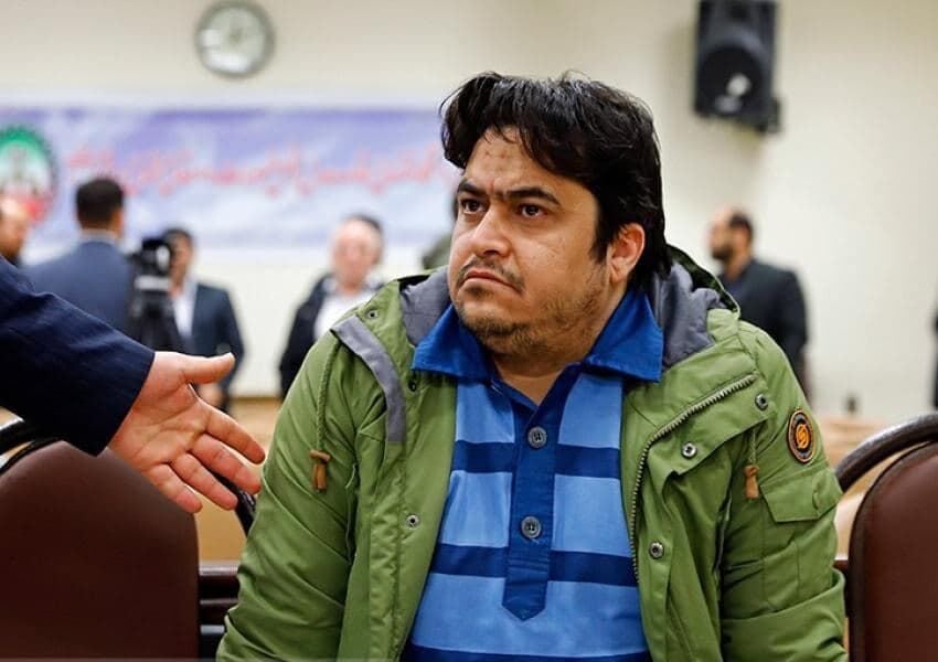 روح الله زم، صحفي عمره 42 عاما أعدم في 12 ديسمبر/كانون الأول 2020. 