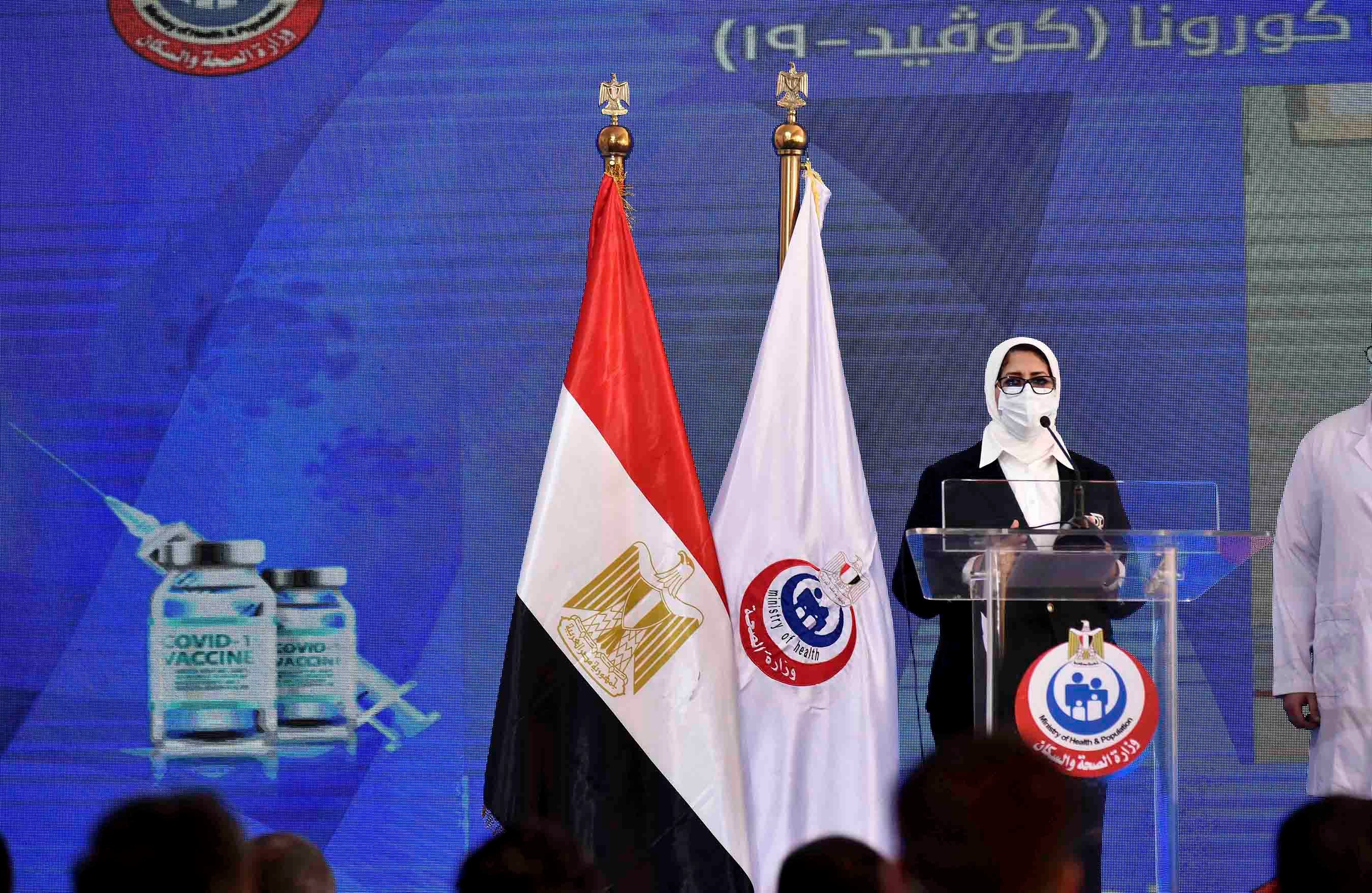 Egyptian Health Minister Hala Zayed