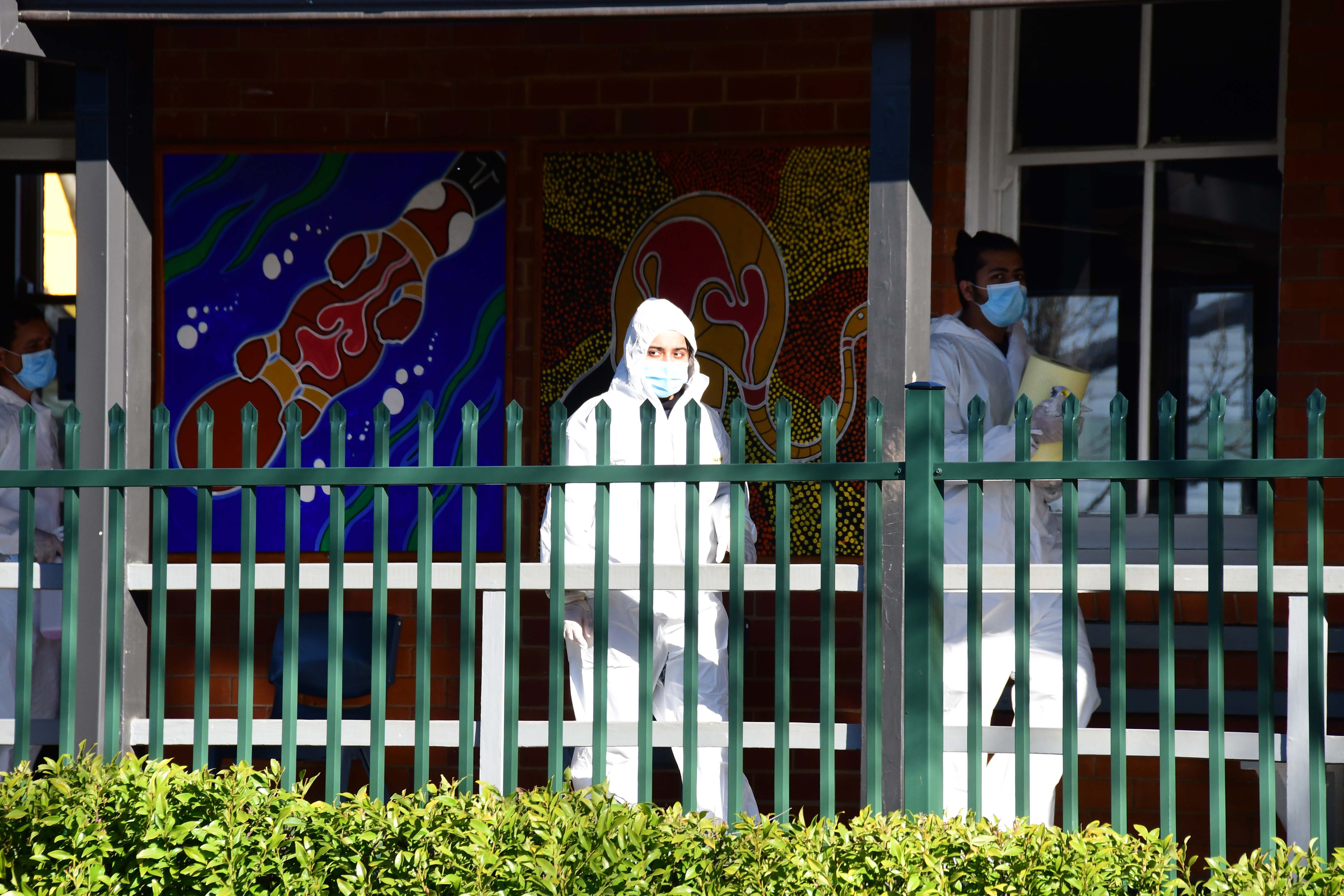 Deep cleaning at Dubbo West Public School