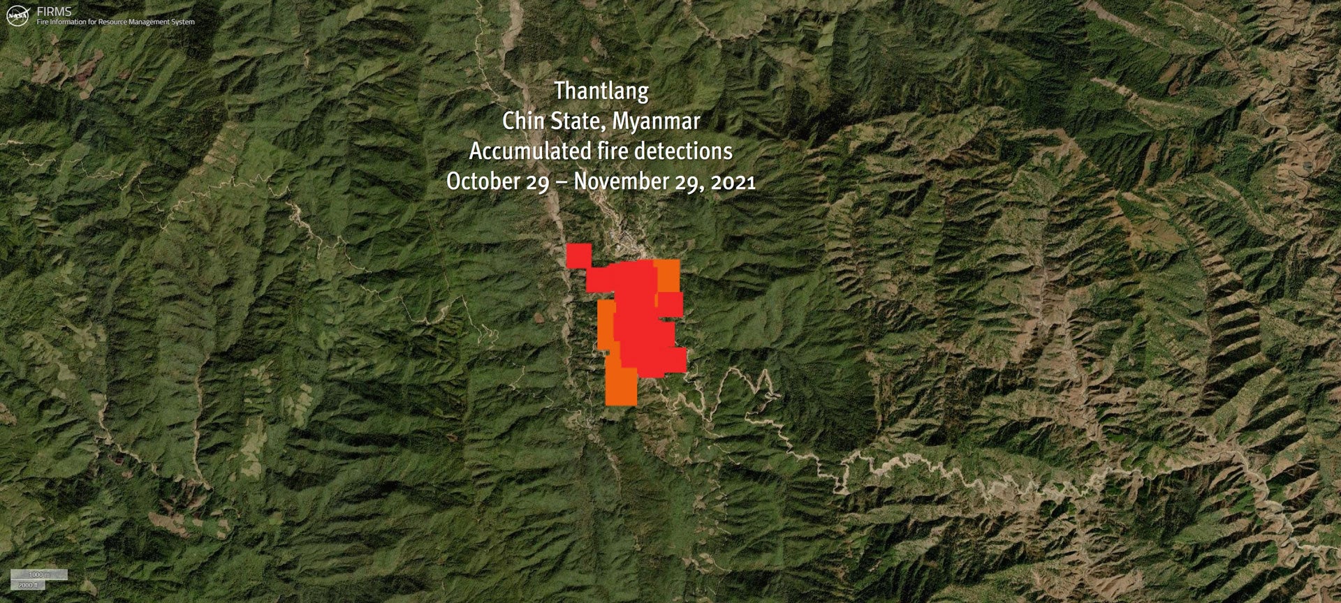 A Month of Fires in Thantlang, Myanmar