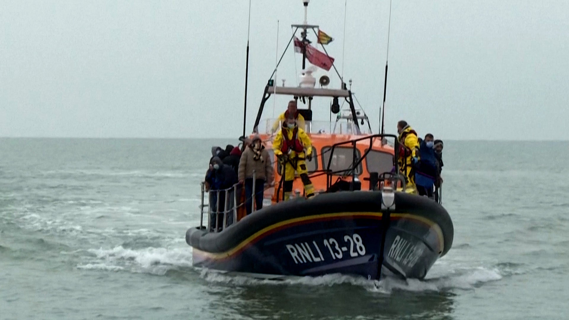 Asylum Seekers are intercepted in English Channel