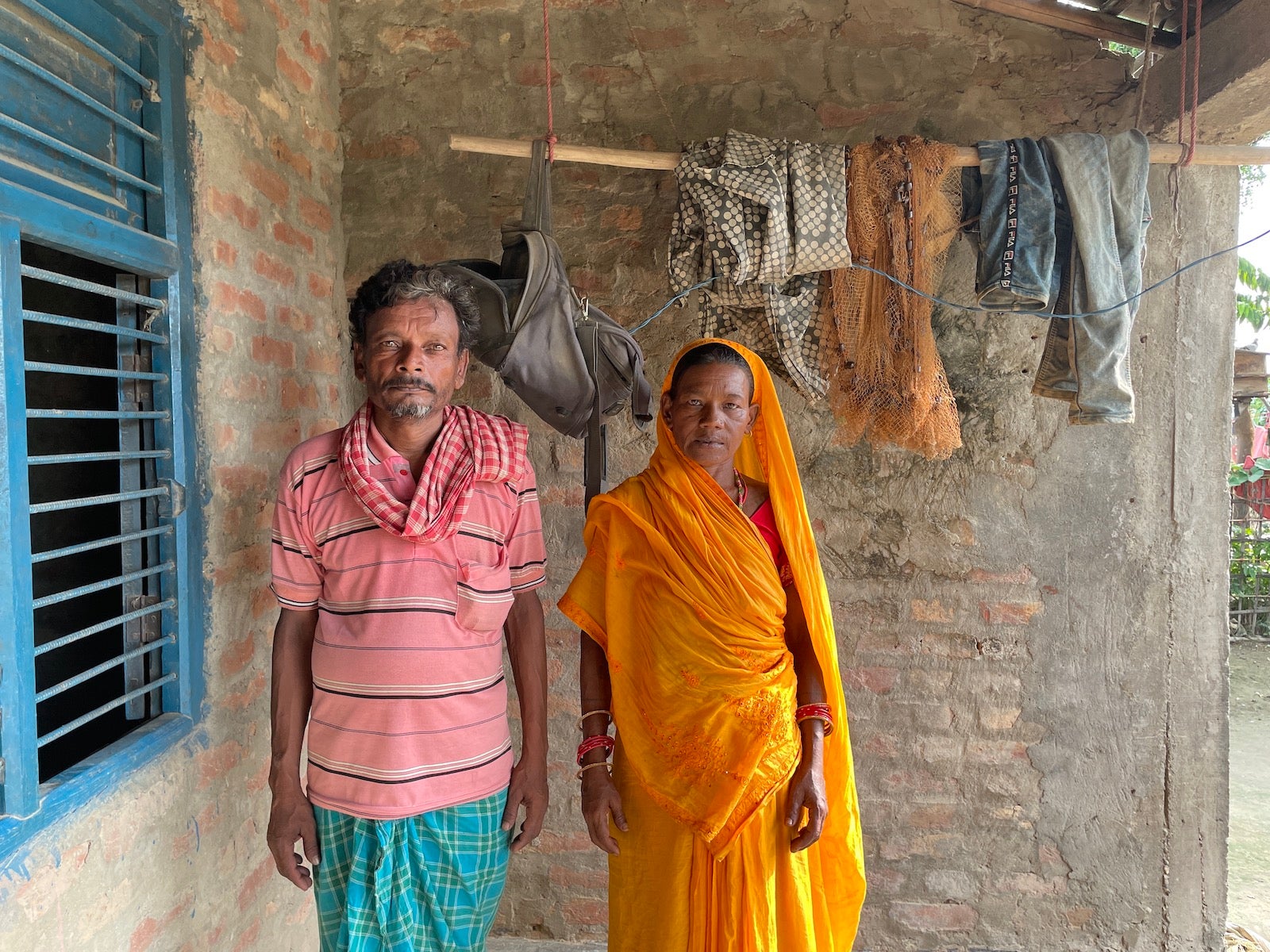 Parents of a deceased migrant worker in Nepal. 