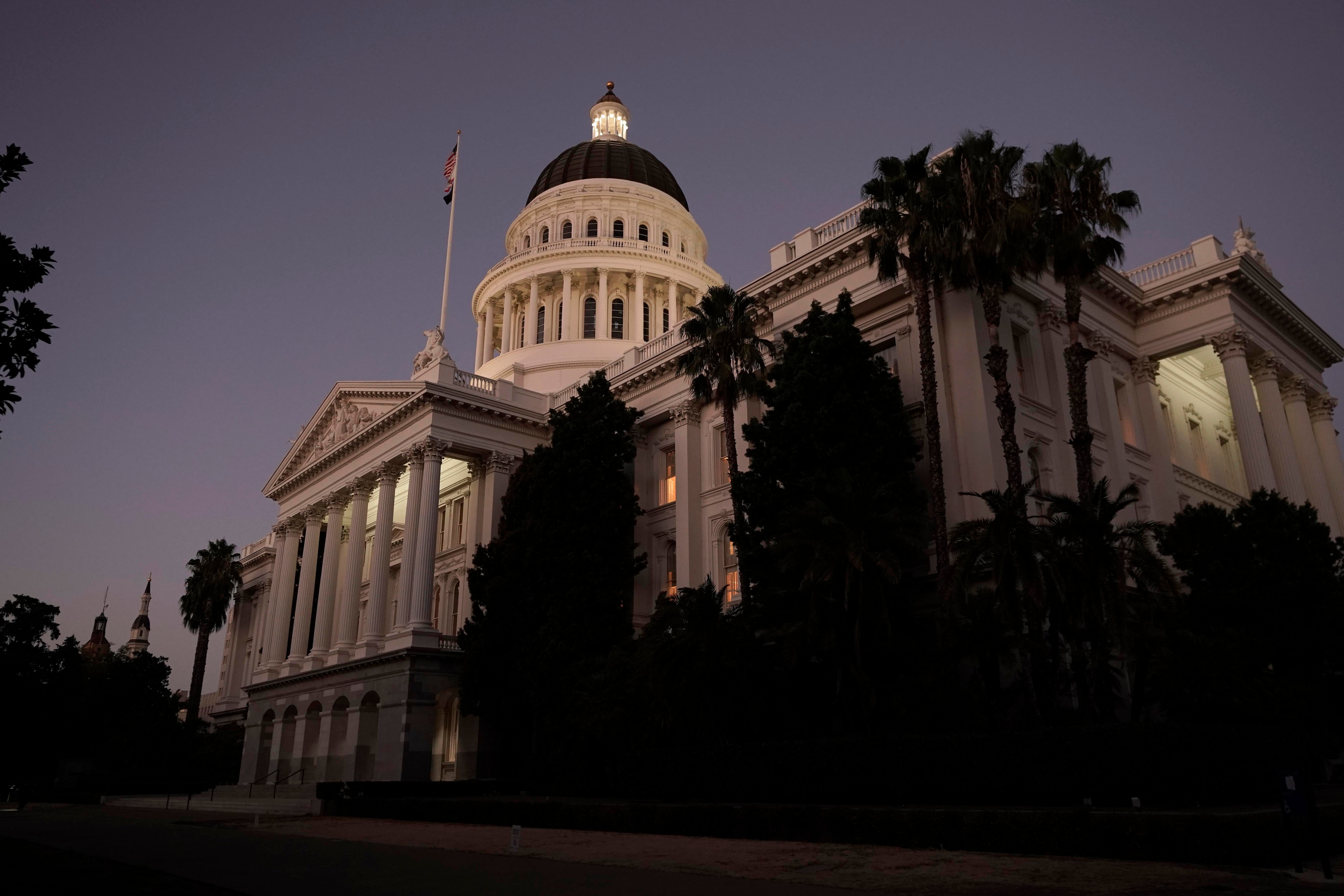 A view of California’s capitol, where the state legislature passed the CARE Act on August 31, 2022. 