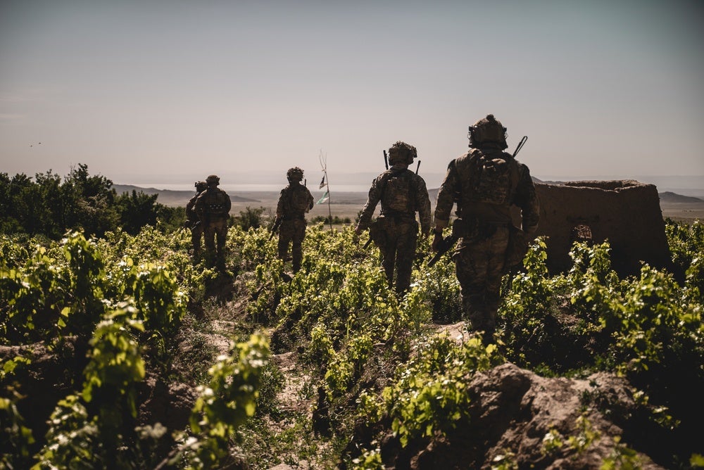 US special operations forces conduct combat operations in southeast Afghanistan.