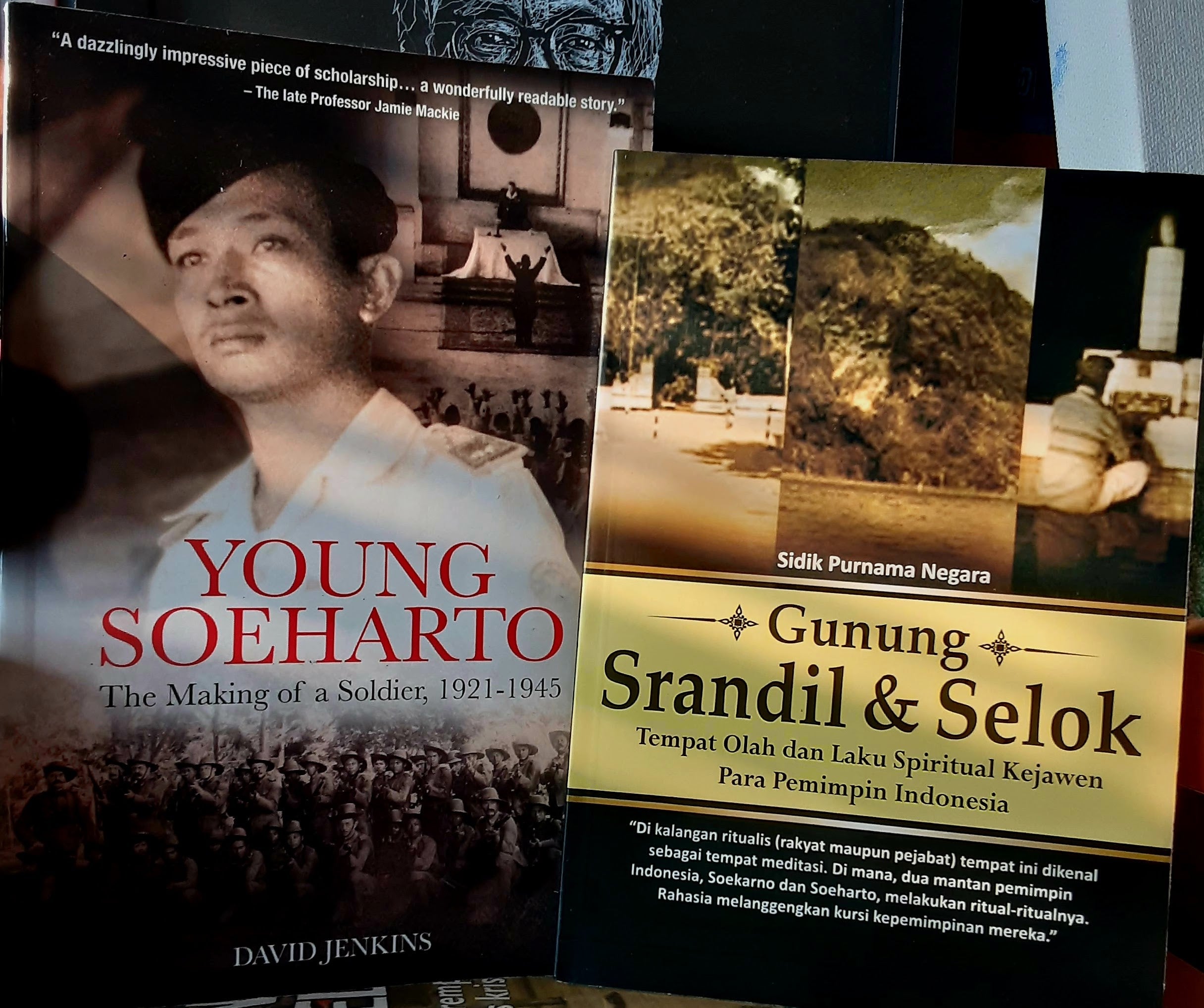 Buku David Jenkins, Young Soeharto: The Making of a Soldier, 1921-1945 mengungkapkan masa kecil dan remaja Soeharto, termasuk masa ketika dia belajar kebatinan di Wonogiri bersama Kiai Daryatmo.