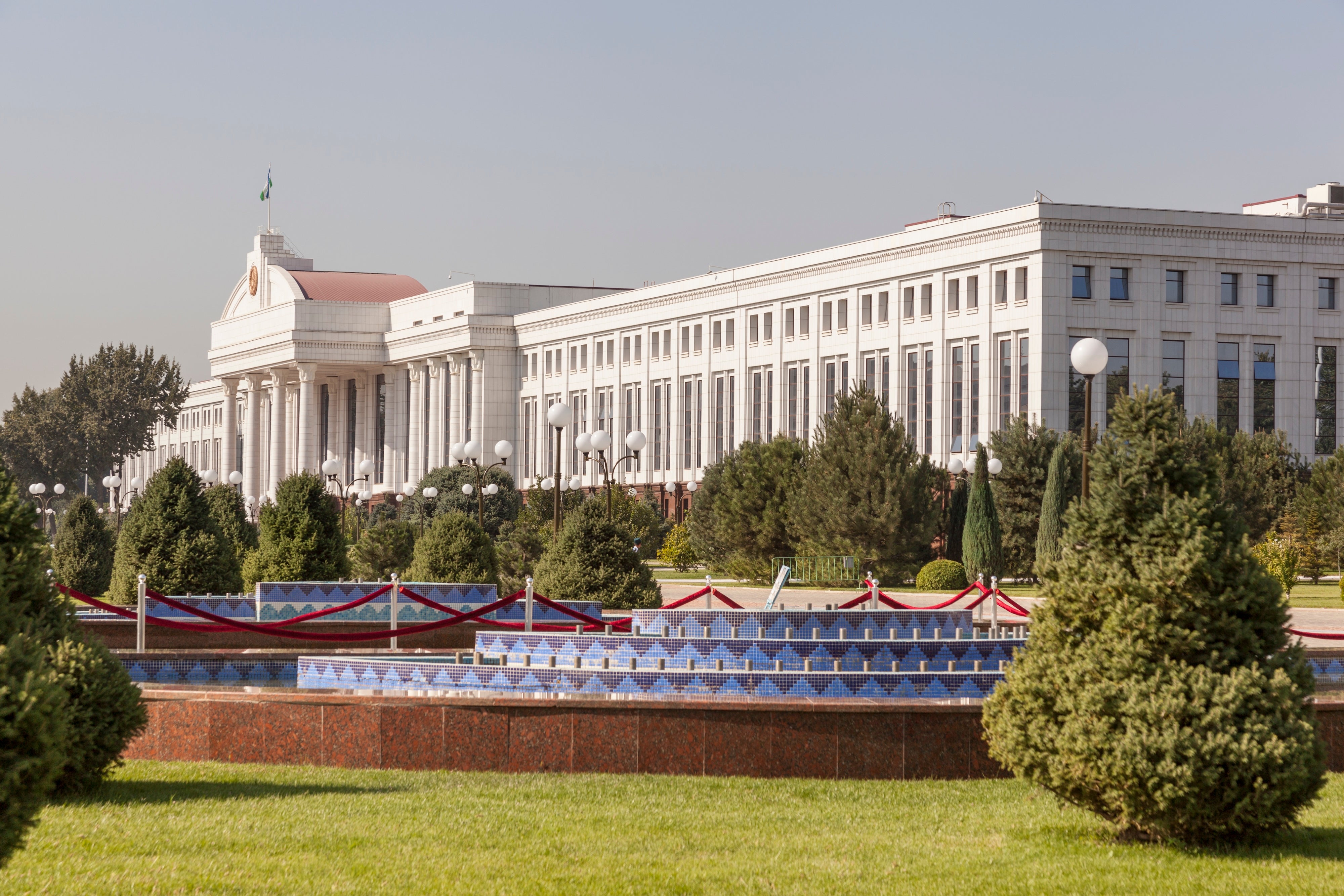 The Senate of the Republic of Uzbekistan, Independence Square, Tashkent, Uzbekistan.