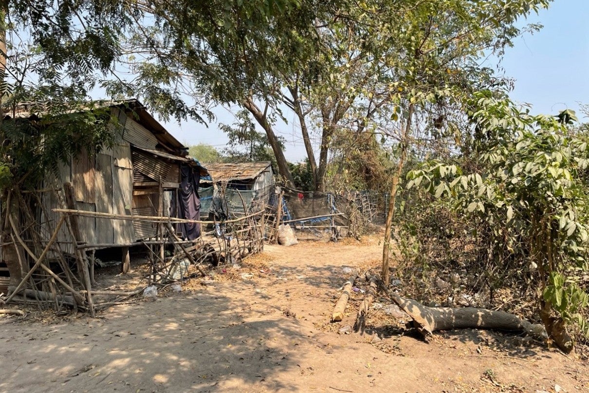 Rural makeshift shelter