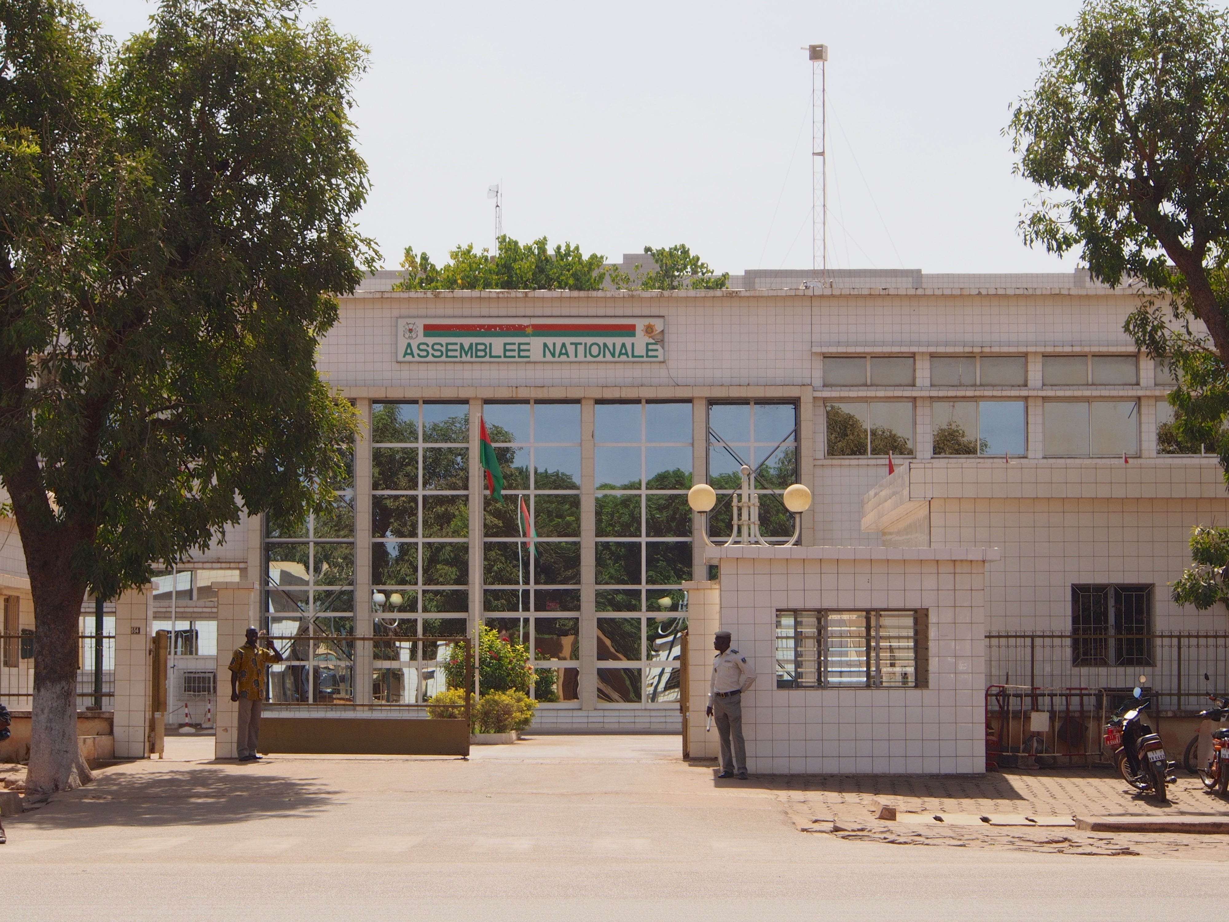 The National Assembly of Burkina Faso in downtown Ouagadougou.