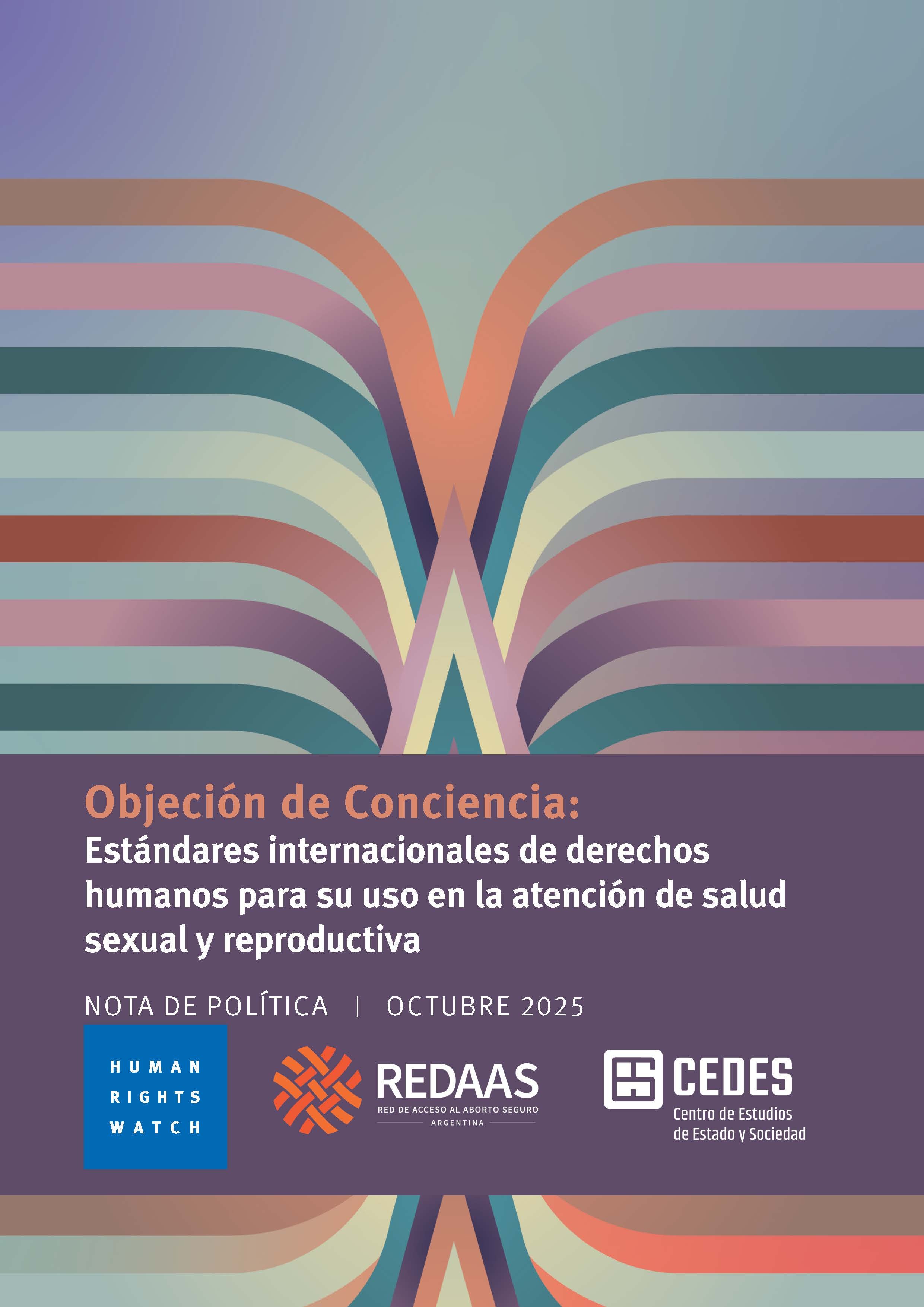 Foto de portada del informe de políticas