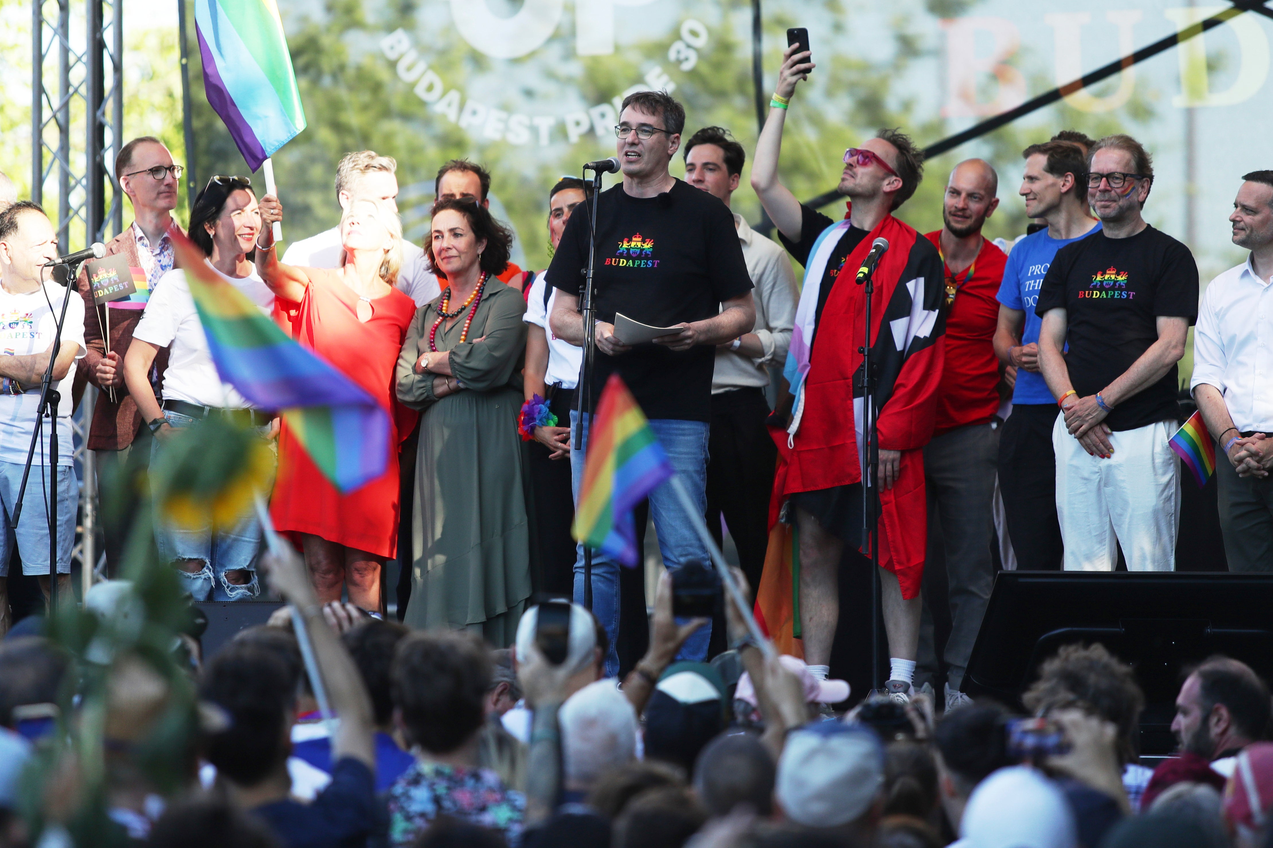 Budapest Mayor Gergely Karácsony at Pride march